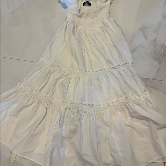 Elegant White sundress. BY OPT #14 - Picture 4 of 9